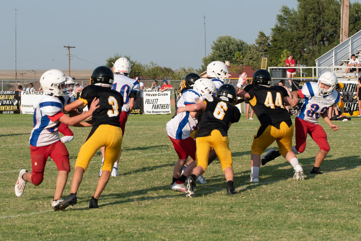 Team in action on the field